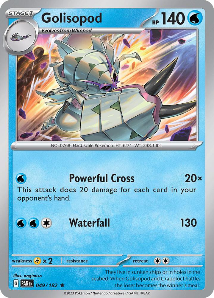 049/182 Golisopod Holofoil · Paradox Rift (PAR) by PokeMarsi on MYNTED