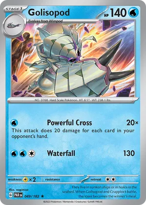 049/182 Golisopod - Paradox Rift by Poké Zen DXB on MYNTED
