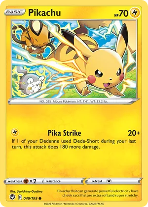049/195 Pikachu - Silver Tempest by Poké Zen DXB on MYNTED