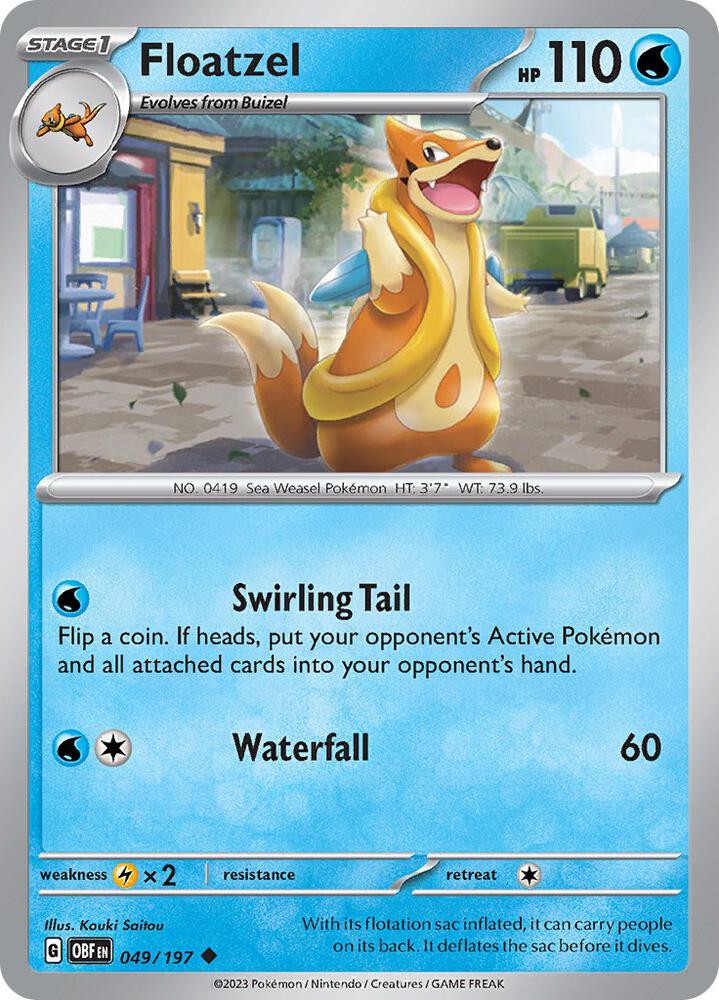 049/197 · Floatzel · Normal (OBF) by PokeMarsi on MYNTED