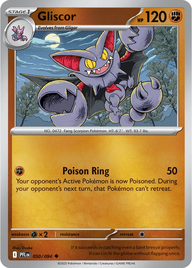 050/094 Gliscor - Reverse Holo - Phantasmal Flames by Poké Zen DXB on MYNTED