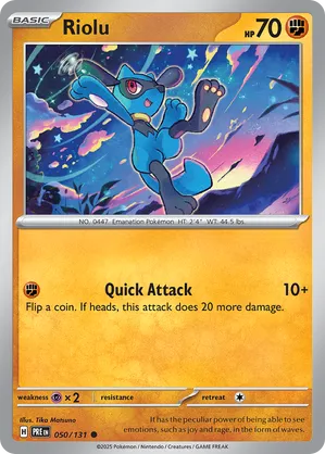 050/131 Riolu - Prismatic Evolutions by Poké Zen DXB on MYNTED