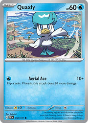 050/191 Quaxly Normal · Surging Sparks (SSP) by PokeMarsi on MYNTED