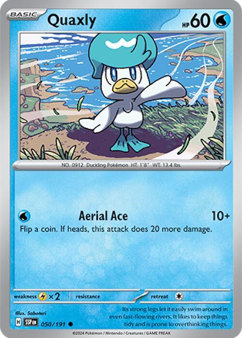 050/191 Quaxly Normal · Surging Sparks (SSP) by PokeMarsi on MYNTED