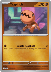 051/094 Trapinch - Reverse Holo - Phantasmal Flames by Poké Zen DXB on MYNTED