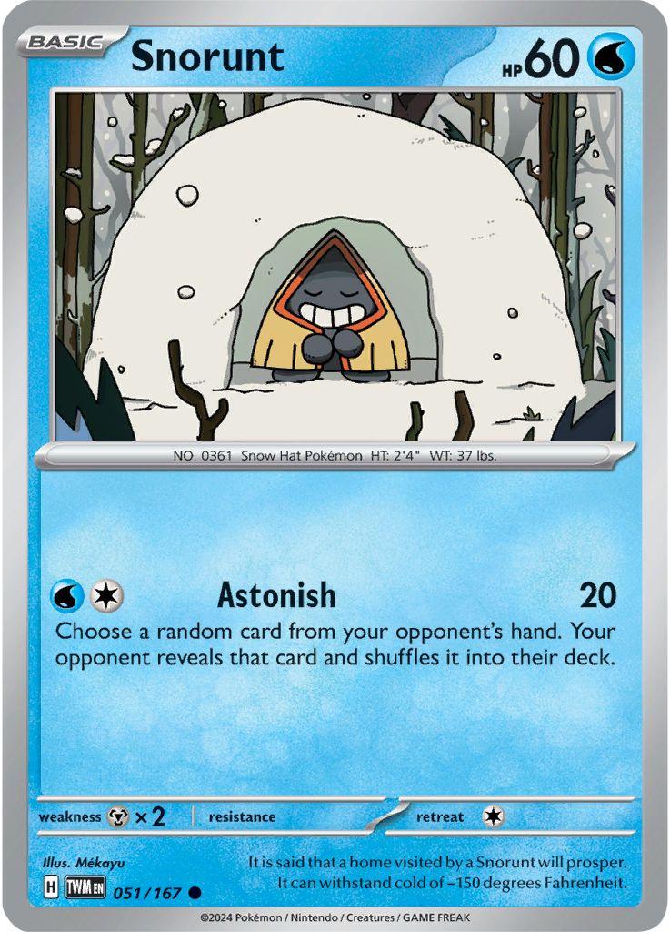 051/167 · Snorunt · Normal (TWM) by Dusk TCG on MYNTED