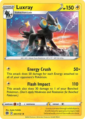 051/172 Luxray - Brilliant Stars by Poké Zen DXB on MYNTED