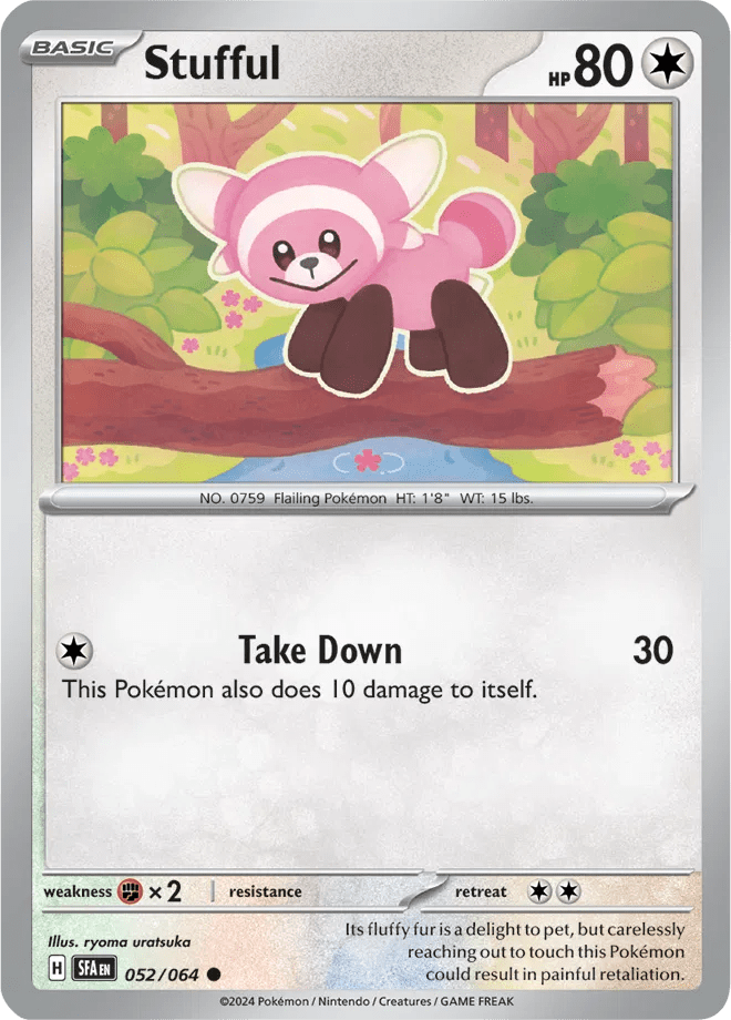 052/064 Stufful - Shrouded Fable by Poké Zen DXB on MYNTED
