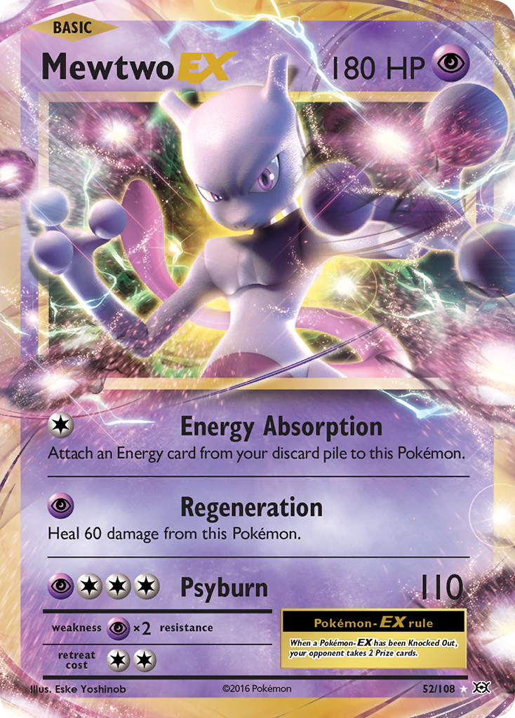 052/108 Mewtwo ex - XY Evolutions by Poké Zen DXB on MYNTED