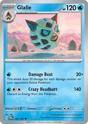 052/167 Glalie - Reverse Holo - Twilight Masquerade by Poké Zen DXB on MYNTED