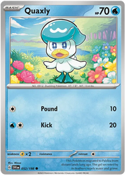 052/198 Quaxley - Reverse Holo - Scarlet & Violet by Poké Zen DXB on MYNTED