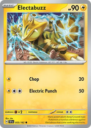 053/162 Electabuzz - Reverse Holo - Temporal Forces by Poké Zen DXB on MYNTED