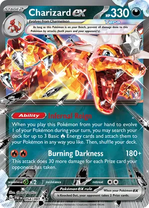 054/091 Charizard ex - Paldean Fates by Poké Zen DXB on MYNTED