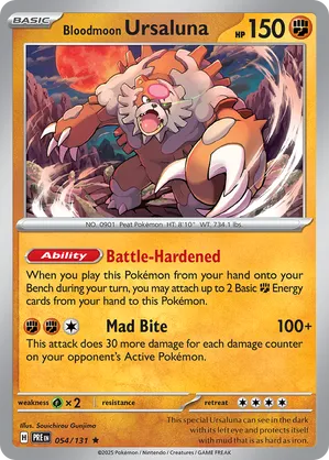054/131 Bloodmoon Ursaluna - Prismatic Evolutions by Poké Zen DXB on MYNTED