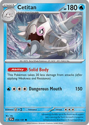 054/191 Cetitan Normal · Surging Sparks (SSP) by PokeMarsi on MYNTED
