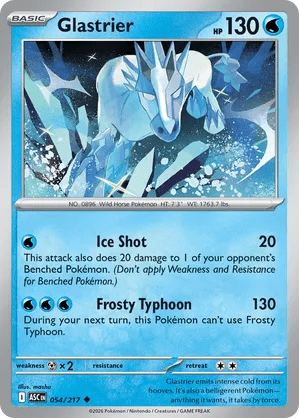 054/217 Glastrier - Ascended Heroes by Poké Zen DXB on MYNTED