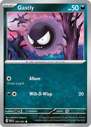 055/091 Gastly Normal · Paldean Fates (PAF) by PokeMarsi on MYNTED