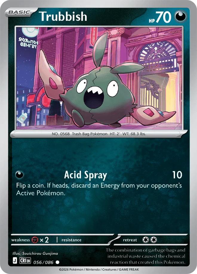 056/086 Trubbish - Reverse Holo - Chaos Rising by Poké Zen DXB on MYNTED
