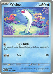 056/198 Wiglett Normal · Scarlet & Violet (SVI) by PokeMarsi on MYNTED