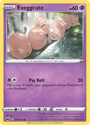 057/159 Exeggcute - Crown Zenith by Poké Zen DXB on MYNTED