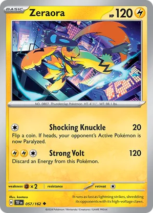 057/162 Zeraora - Temporal Forces by Poké Zen DXB on MYNTED