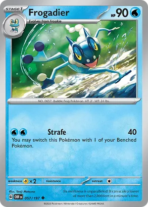 057/197 Frogadier - Obsidian Flames by Poké Zen DXB on MYNTED