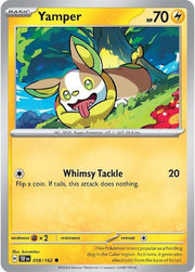 058/162 Yamper Reverse Holo · Temporal Forces (TEF) by PokeMarsi on MYNTED