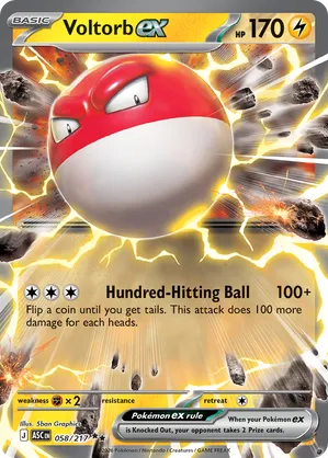 058/217 Voltorb ex - Ascended Heroes by Poké Zen DXB on MYNTED