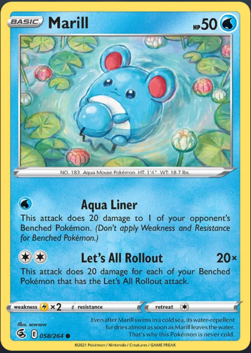058/264 Marill - Fusion Strike by Poké Zen DXB on MYNTED