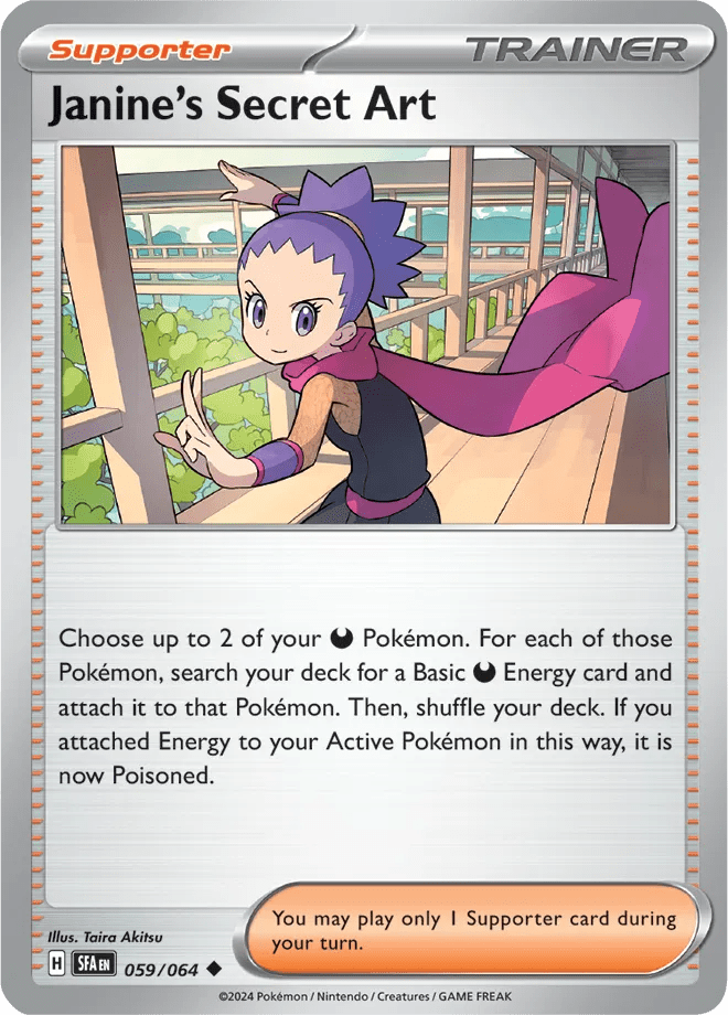059/064 Janine's Secret Art - Reverse Holo - Shrouded Fable by Poké Zen DXB on MYNTED