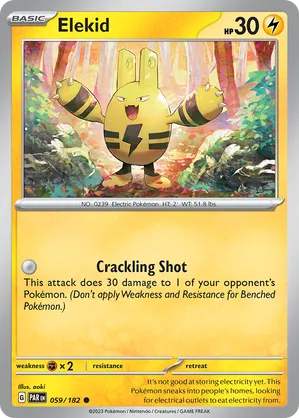 059/182 Elekid - Paradox Rift by Poké Zen DXB on MYNTED