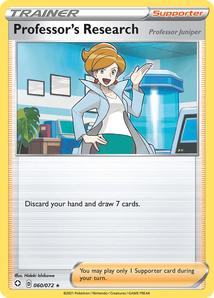 060/072 Professor's Research - Professor Juniper - Cosmos Holo - Shining Fates by Poké Zen DXB on MYNTED