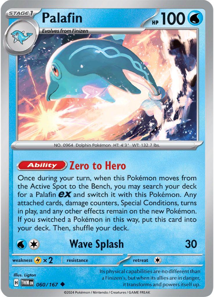 060/167 · Palafin · Normal (TWM) by Dusk TCG on MYNTED