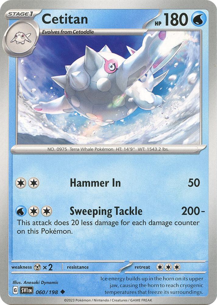 060/198 Cetitan Normal · Scarlet & Violet (SVI) by PokeMarsi on MYNTED