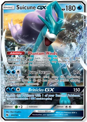 060/214 Suicune GX - Lost Thunder by Poké Zen DXB on MYNTED