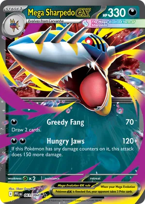 061/094 Mega Sharpedo ex - Phantasmal Flames by Poké Zen DXB on MYNTED