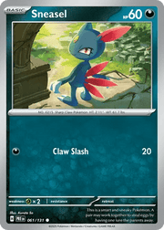 061/131 Sneasel - Reverse Holo - Prismatic Evolutions by Poké Zen DXB on MYNTED