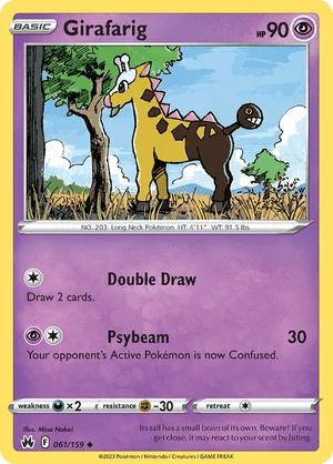 061/159 Girafarig - Crown Zenith by Poké Zen DXB on MYNTED