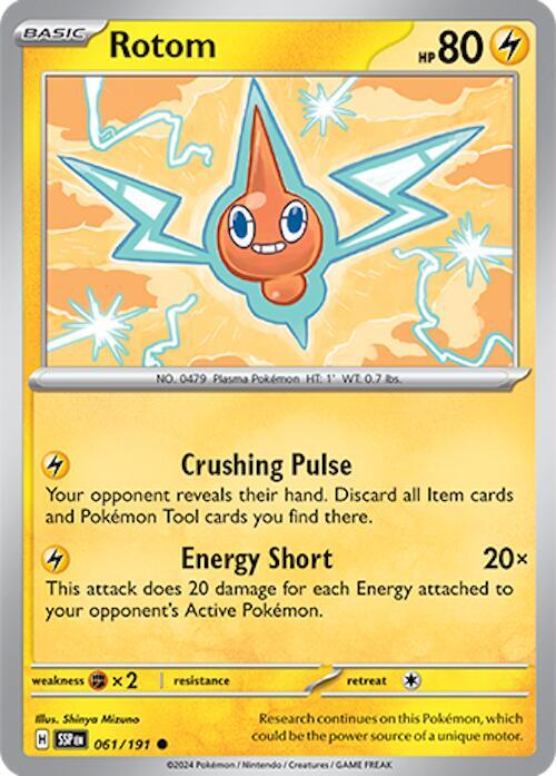 061/191 Rotom Normal · Surging Sparks (SSP) by PokeMarsi on MYNTED