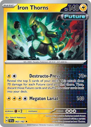 062/162 Iron Thorns - Temporal Forces by Poké Zen DXB on MYNTED