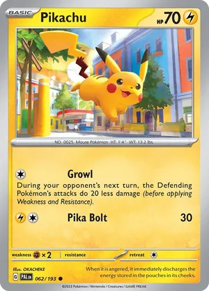 062/193 Pikachu - Paldea Evolved by Poké Zen DXB on MYNTED