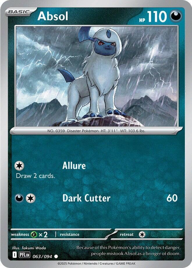 063/094 Absol Normal · Phantasmal Flames (PFL) by PokeMarsi on MYNTED