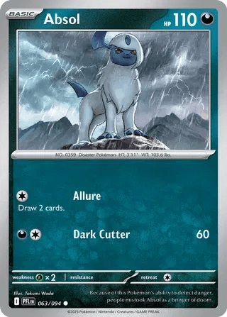 063/094 Absol - Phantasmal Flames by Poké Zen DXB on MYNTED