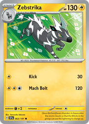 063/191 Zebstrika - Surging Sparks by Poké Zen DXB on MYNTED
