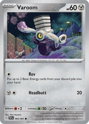 064/091 Varoom Reverse Holo · Paldean Fates (PAF) by PokeMarsi on MYNTED