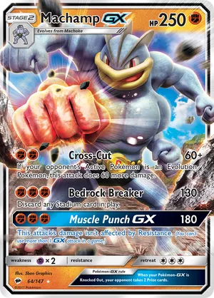 064/147 Machamp GX - Burning Shadows by Poké Zen DXB on MYNTED