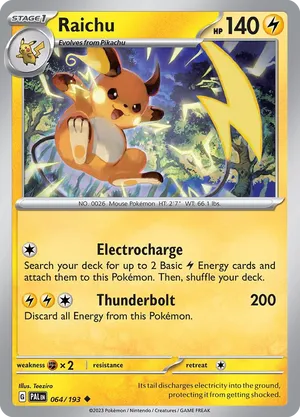064/193 Raichu - Paldea Evolved by Poké Zen DXB on MYNTED