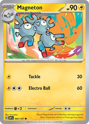064/197 Magneton - Obsidian Flames by Poké Zen DXB on MYNTED