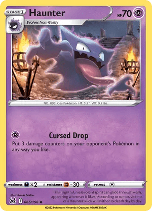 065/196 Haunter - Lost Origin by Poké Zen DXB on MYNTED