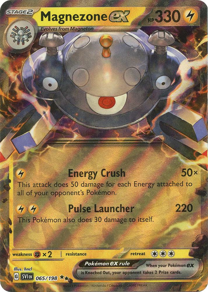 065/198 Magnezone ex · Scarlet & Violet (SVI) by PokeMarsi on MYNTED